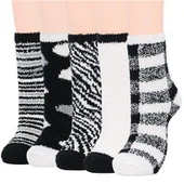 Fuzzy ponožky na zimu