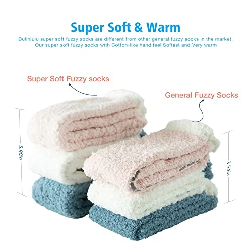 Fuzzy Socks for Women with Grips